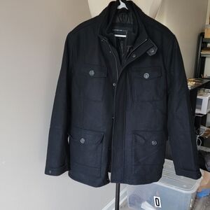 Marc New York Andrew Marc Men's Classic Black Field Jacket Size L.
